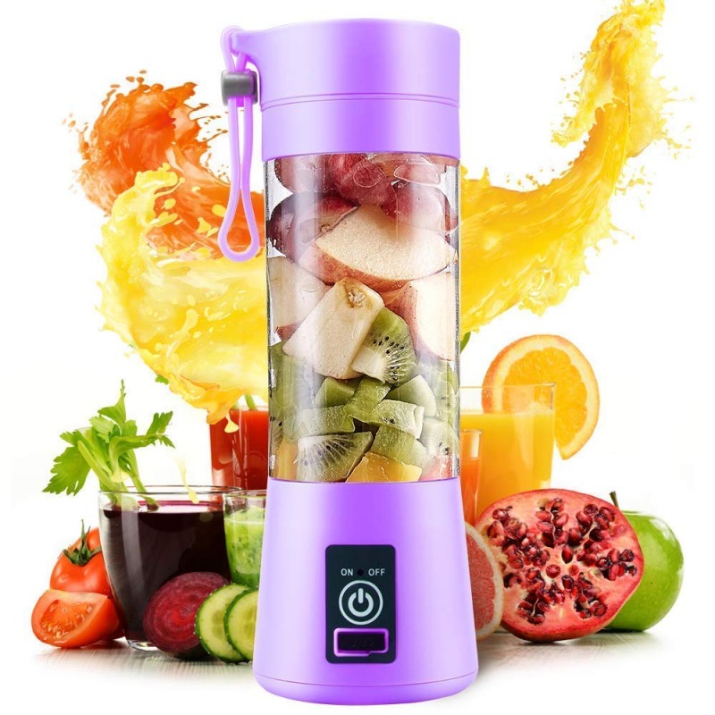 380ml Mini Electric Portable Juicer Cup Handheld Smoothie Juice Rechargeable Fruit Milkshake Mixer Machine Maker Blender Stirrin