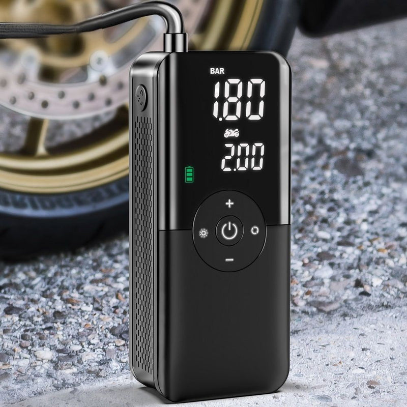 Rechargeable Air Pump Tire Inflator Portable Compressor Digital Cordless Car Tyre Inflator For Bicycle Balls