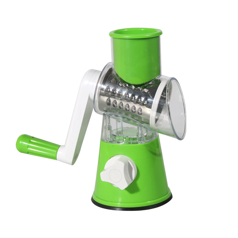 Rotary Cheese Grater Hand-Cranked Multi-Function Drum Vegetable Cutter Potato Grater Household Slicer Shredder