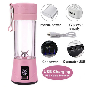 380ml Mini Electric Portable Juicer Cup Handheld Smoothie Juice Rechargeable Fruit Milkshake Mixer Machine Maker Blender Stirrin